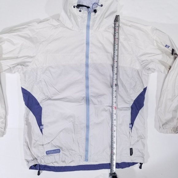 Columbia Packable Hooded Windbreaker Rain Coat - Picture 9 of 11